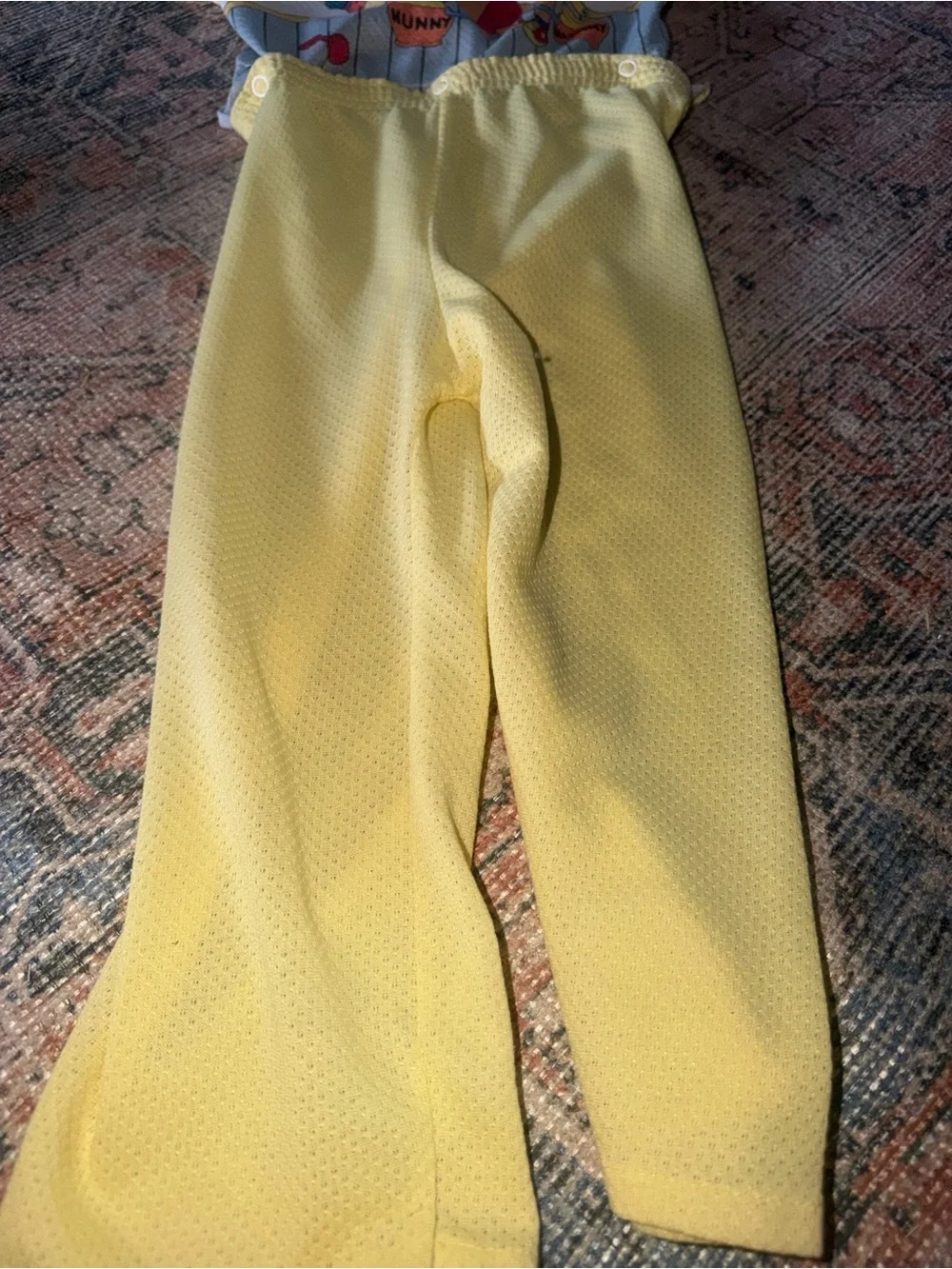 Vintage Winnie The Pooh Disney 2 Piece Boys Snap Waist Pajamas Tiger Beach 4T